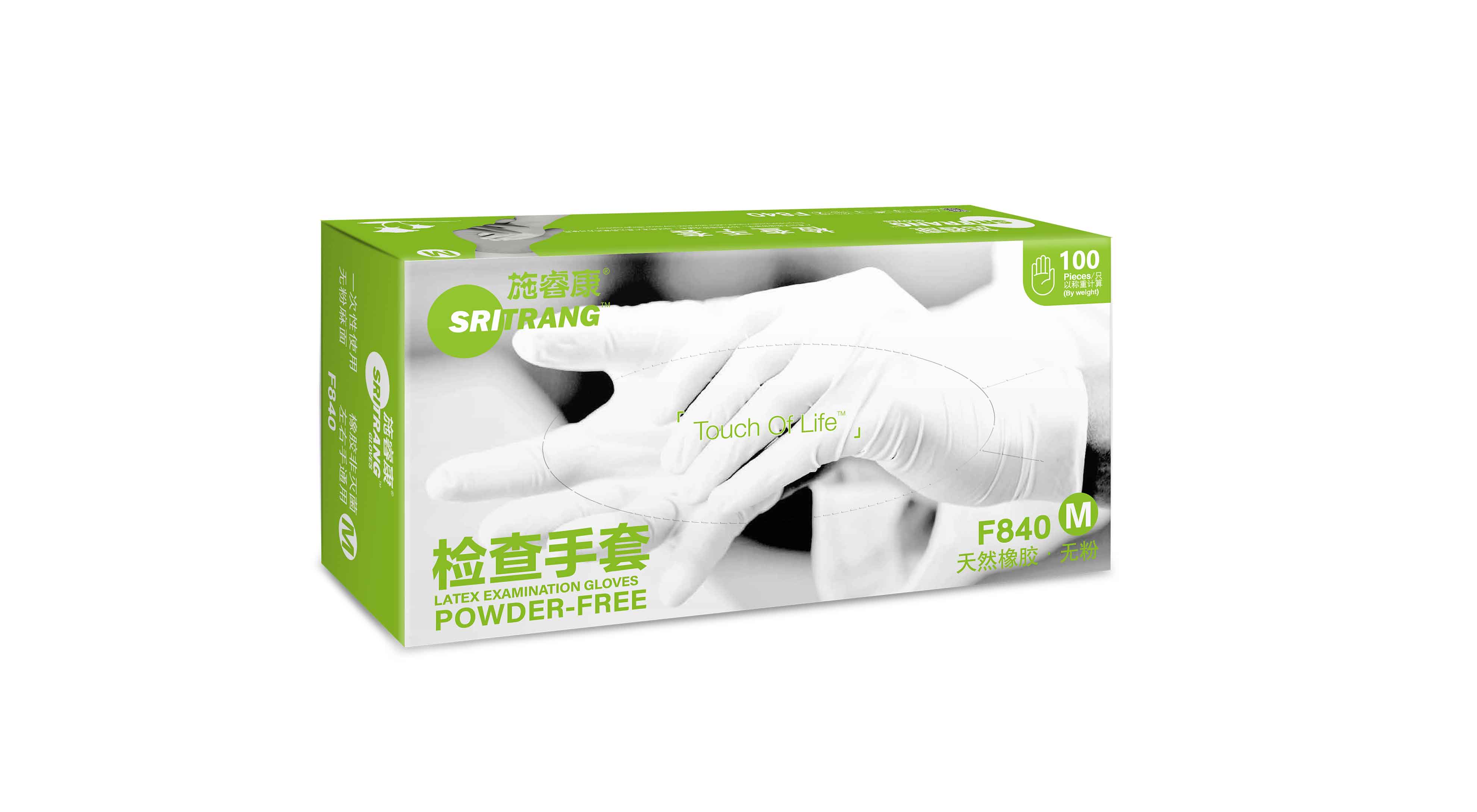 乳膠無粉檢查手套5.8g（M）
