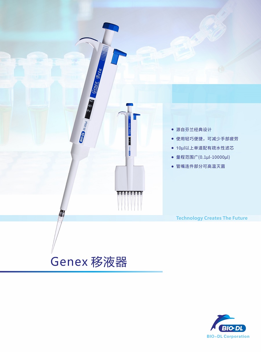 72441081，BIO-DL/寶予德，Genex系列單道手動移液器100-1000ul